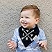 Baby Burp Cloth and Bandana Bib Set 4 of Each | Burping Rags for Newborns with Drool Bibs | 100% Organic Cotton that’s Absorbent and Soft | Curved Unisex Designed | Baby Shower Gift for Boys and Girls