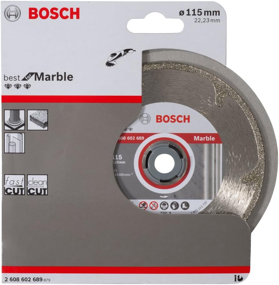 Bosch 1x PRO Marble Diamond Cutting Disc for Bore 22.23 and Small Angle Grinders (for Soft stone Marble, diameter 115 mm - Image 3