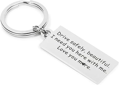 drive safe keychain for girlfriend