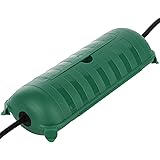 Restmo Extension Cord Safety Cover, IP44 Waterproof Connection Box, Weatherproof Electrical Enclosure Seal to Protect Outdoor