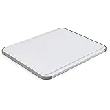 KitchenAid Classic Nonslip Plastic Cutting Board, 11x14-Inch, White