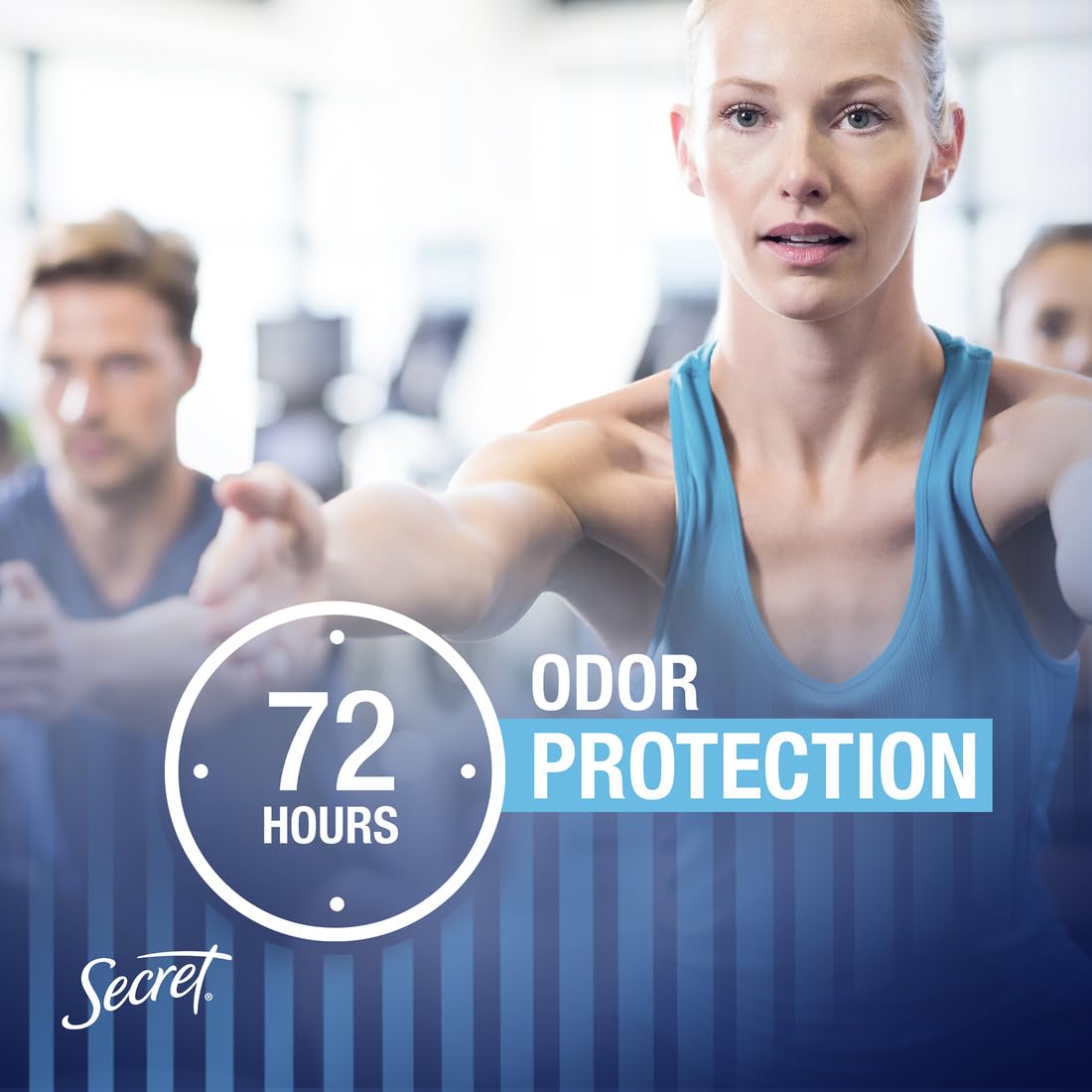 Secret Outlast Clear Gel Antiperspirant Deodorant for Women, Completely Clean, 2.6 oz (Pack of 4)