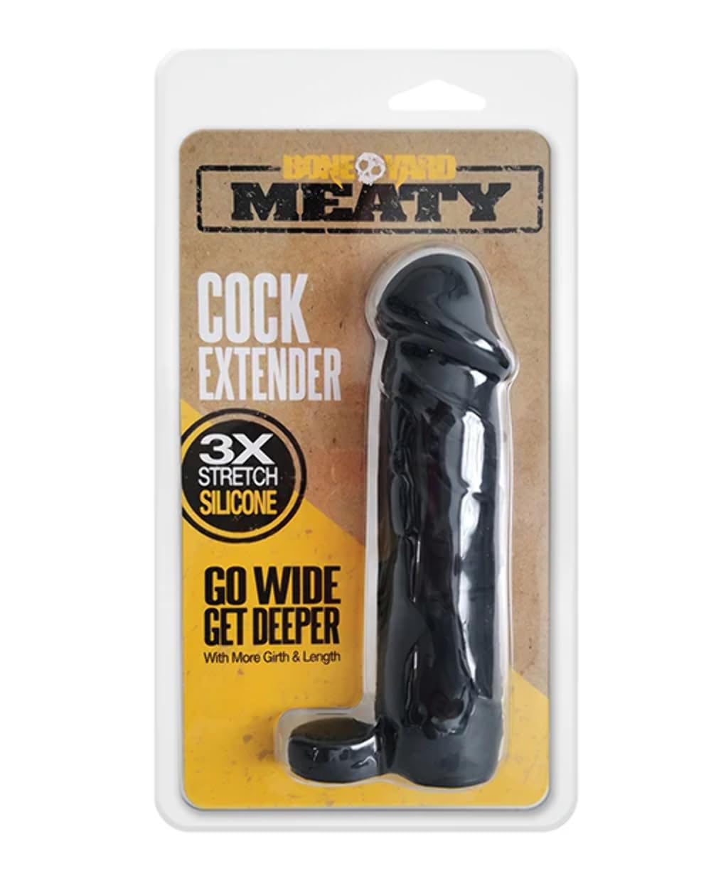 Rascal The Mansizer Dildo, Clear, Transparent
