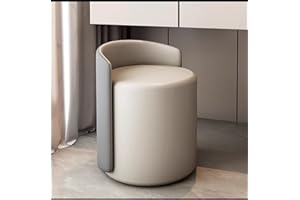 Vanity Chair, Comfy Swivel Vanity Chair, Vanity Stool with Back, Multifunctional Chair for Vanity Stool, Round Makeup Chair f