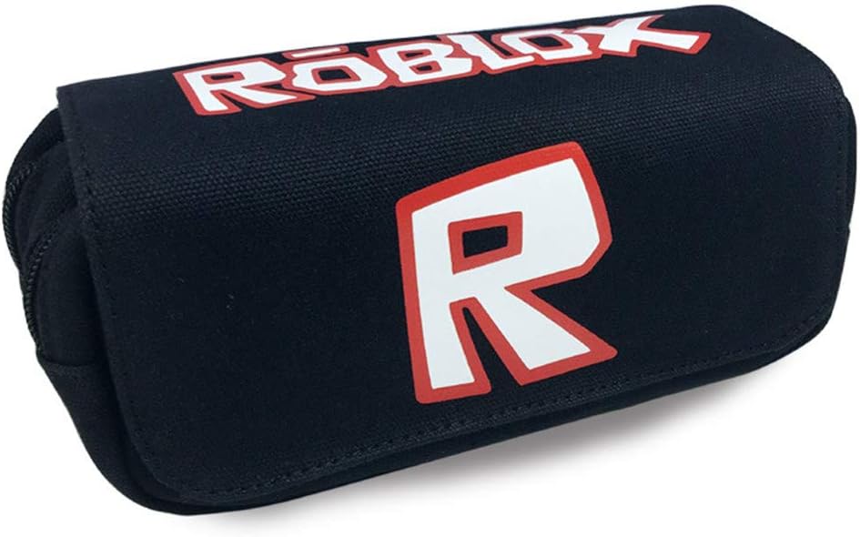 Topromise Canvas Pencil Case for boys students college school daily use pen box card holders