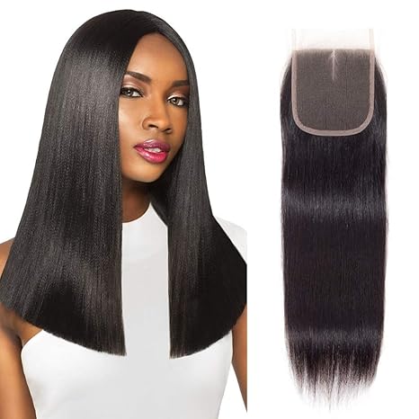 Joyful Queen 10 Inch 10 Inch Brazilian Straight Hair Closure