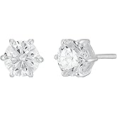 Silpada 'Glisten and Gleam' Cubic Zirconia Stud Earrings in Sterling Silver