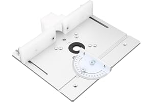 Router Table Insert Plate, Silver Metal Router Lift System Kit Router Plate Router Lift Aluminum Woodworking Insert Base Plat