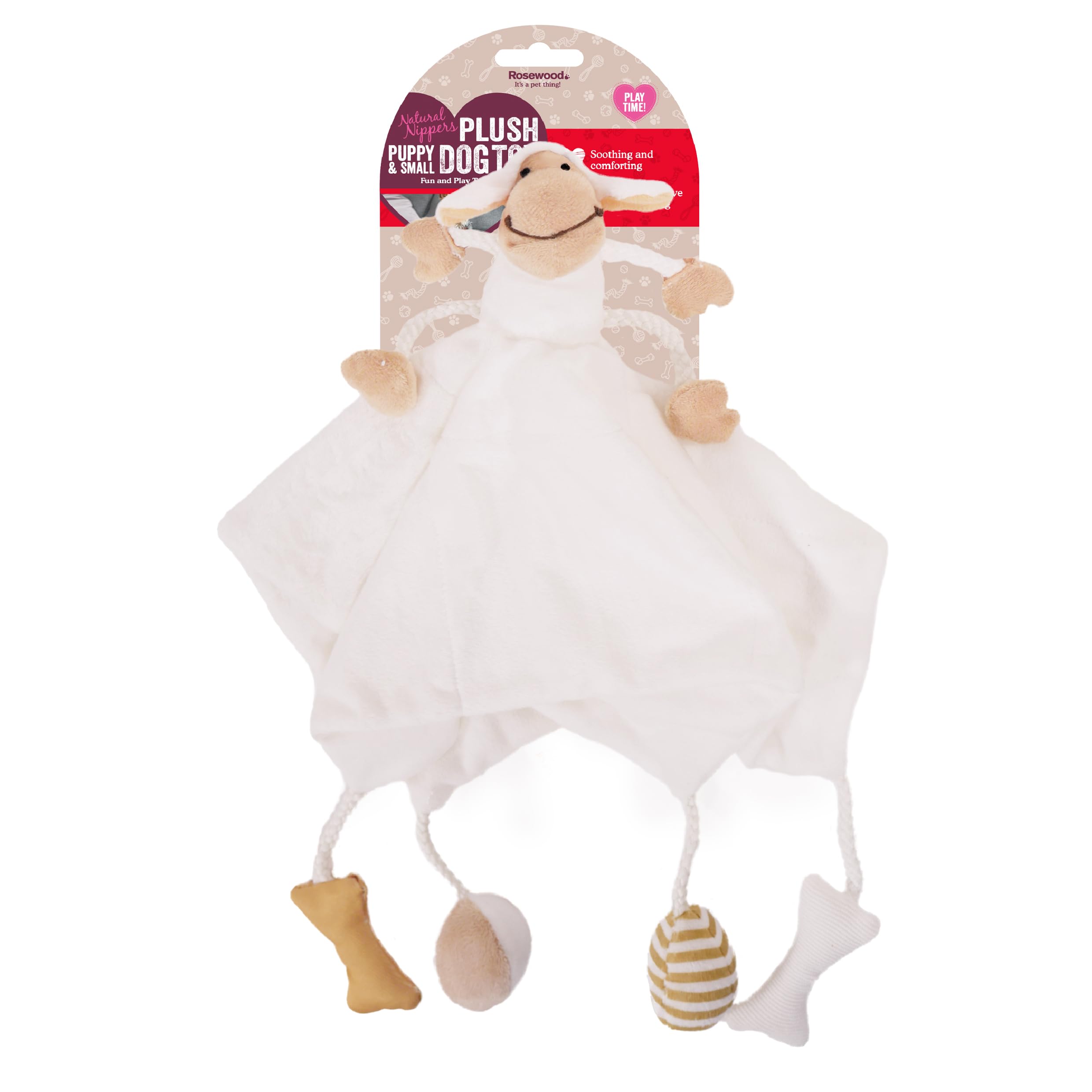 Rosewood Natural Nippers Multi Activity Blanket, clear