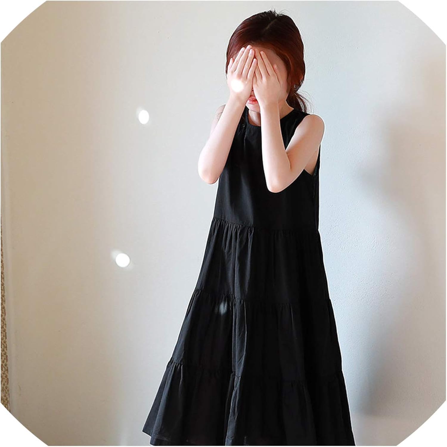 girls black sundress
