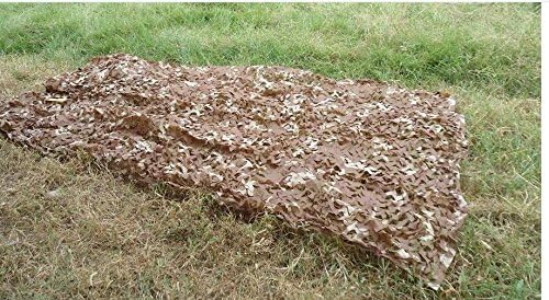 dpaerofly Desert Camouflage Camo Net For Camping Military Hunting Individual (5mX3m)