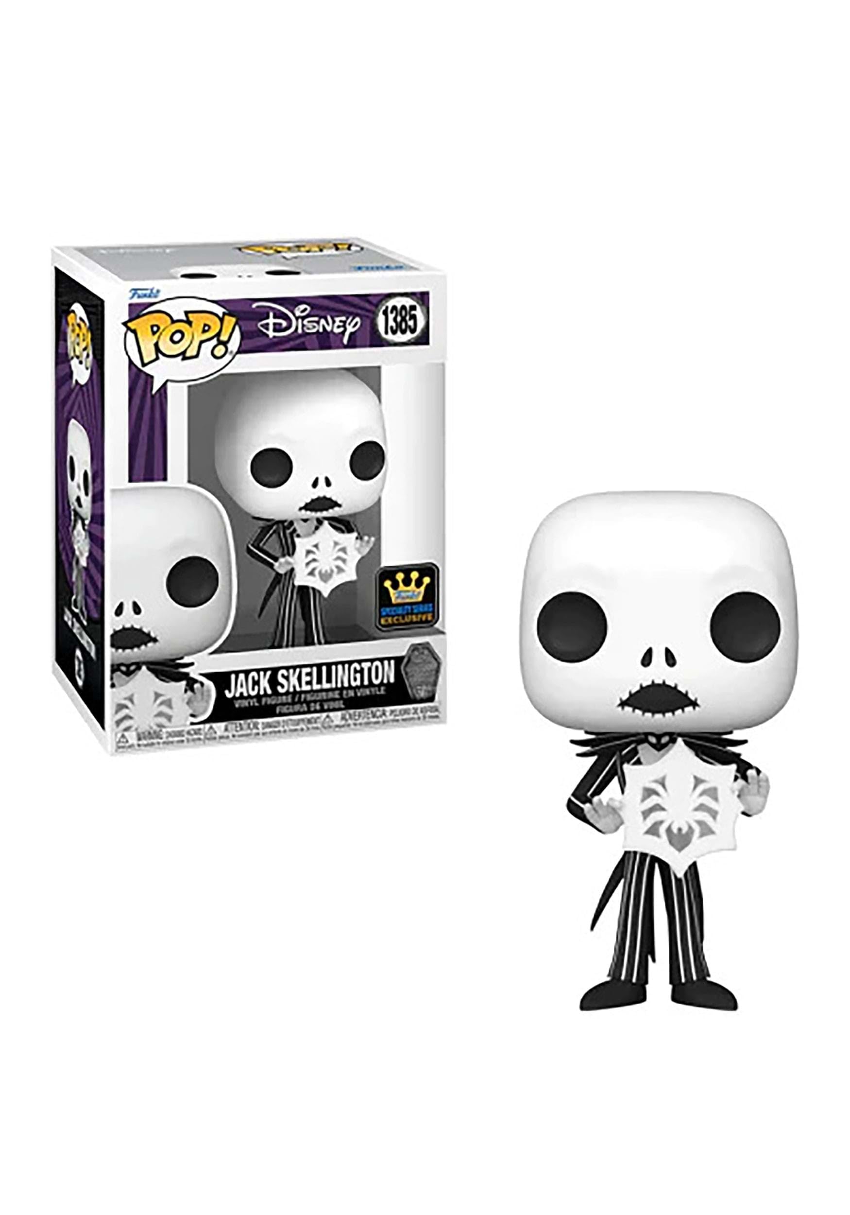 Funko POP! DISNEY: The Nightmare Before Christmas 30th- Jack Skellington w/Snowflake (FS), Small(73947)