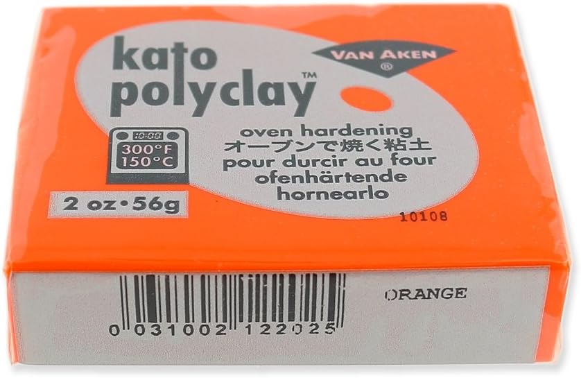 Kato Polyclay Polymer clay 56 gr Orange (n?202)