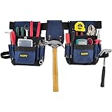 FASITE Tool Belt Pouch, Work Apron with Adjustable Waist Strap, Tool Holder Organizer for Men&Women,Electrician, Carpenter, F