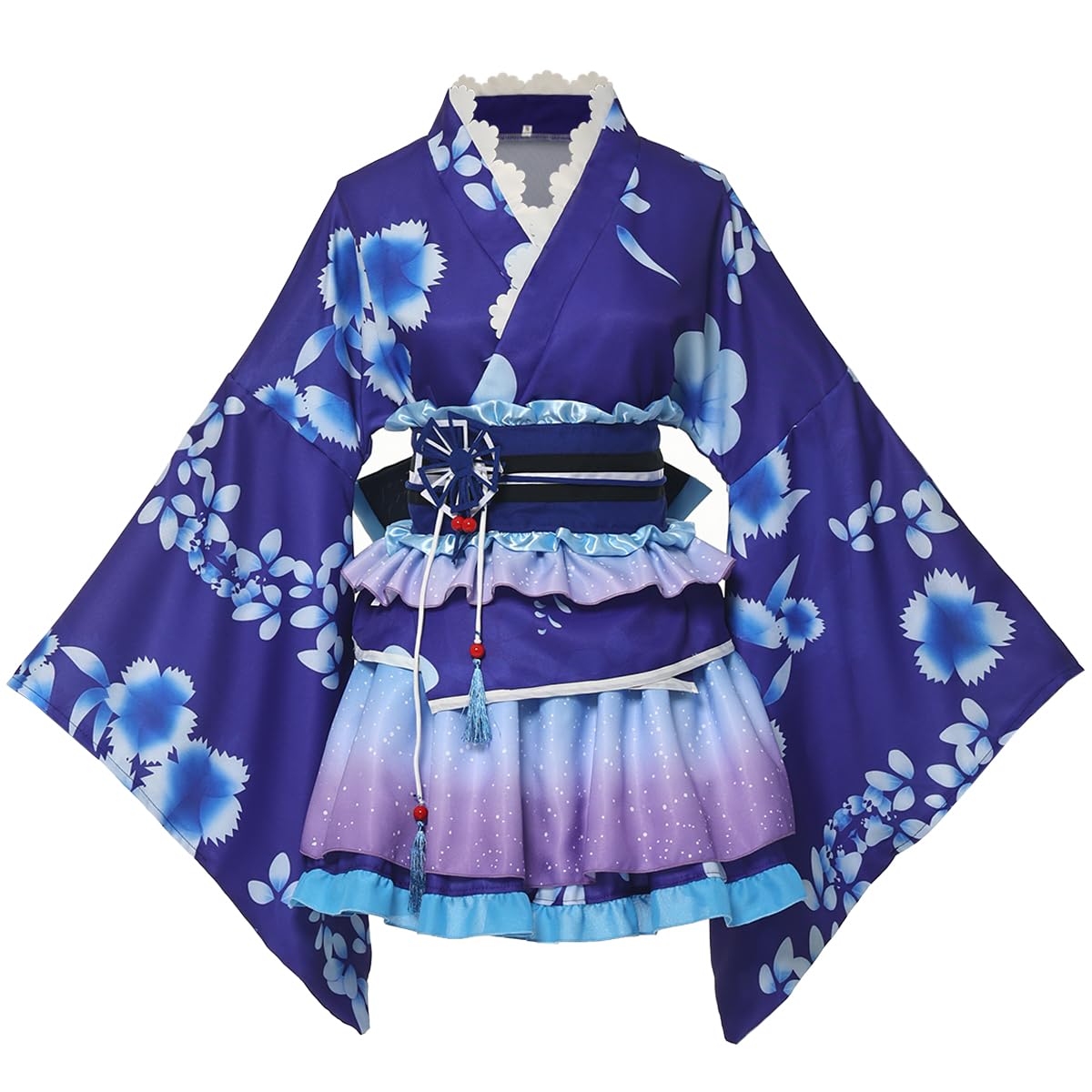 GRACEART Japanese Kimono Robe Anime Cosplay Costume Dress, One Size, Blue