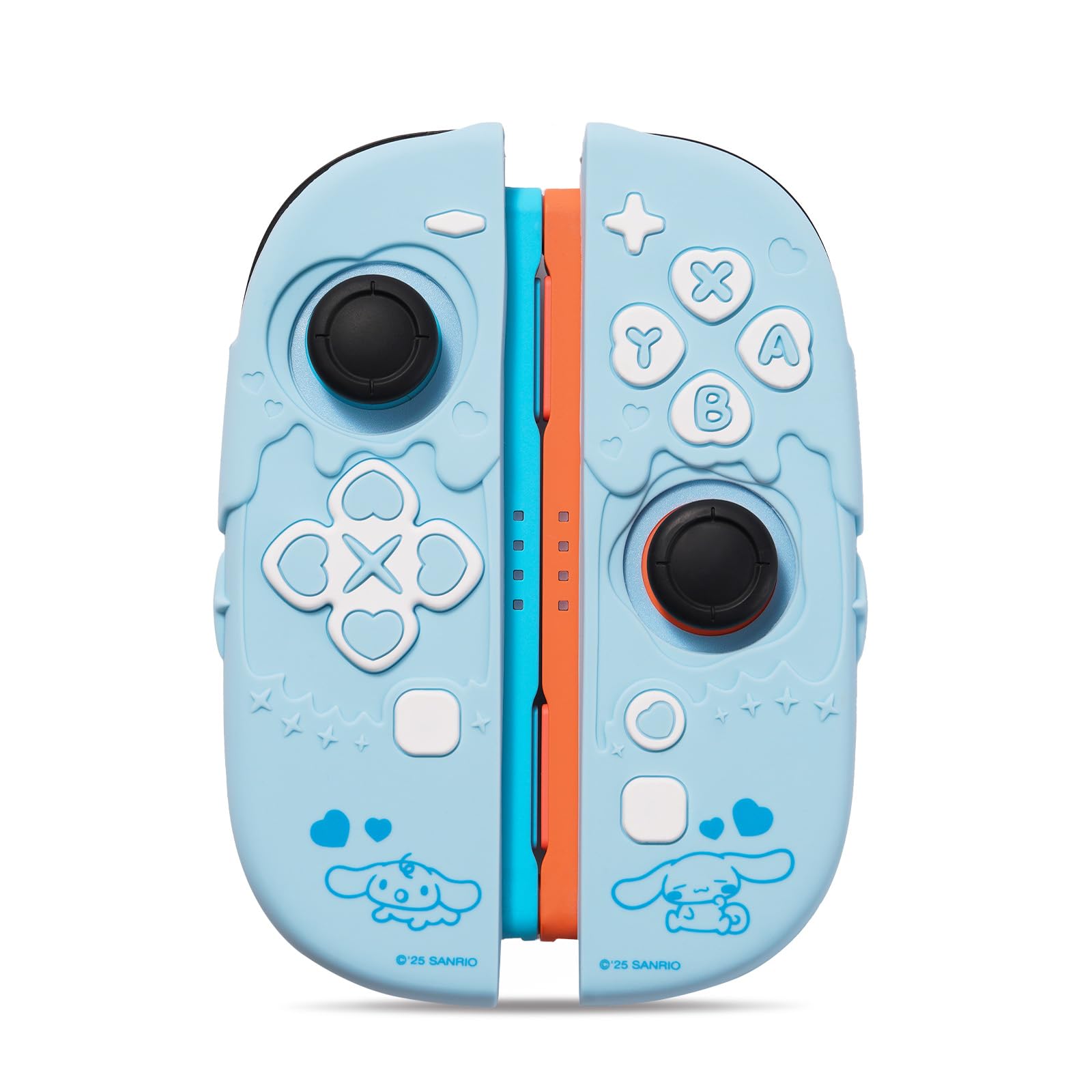 Kuitmor Protective Shell Compatible with Joy con of Switch 2 2025 Model Controller,Soft Silicone Cover Case,Anti-Scratch Protective Case for Switch 2 - Blue