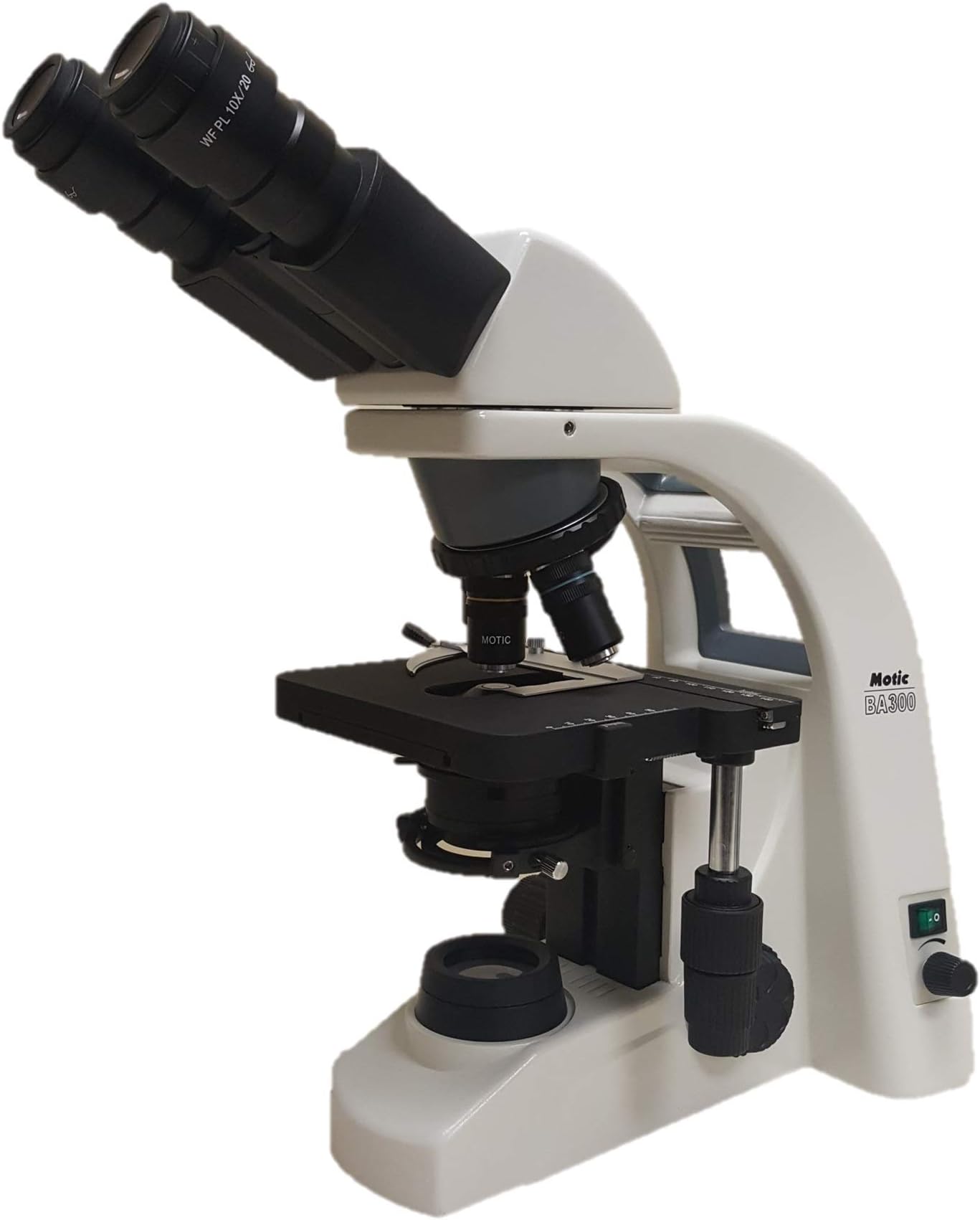 Motic BA300 Binocular Compound Microscope (4X, 10X and 40X Objectives)