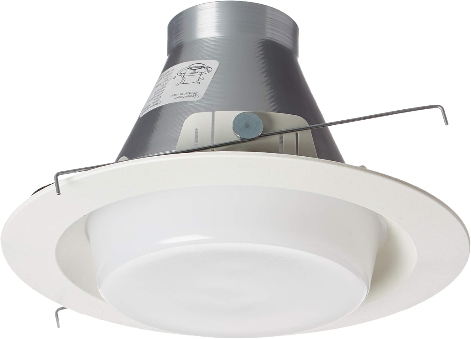 Juno Lighting Group 241 PW Shallow Down Light Trim, 40 Watt, 8Inch