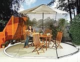 Sid Trading 11FT Umbrella Gazebo Mosquito Net - Black