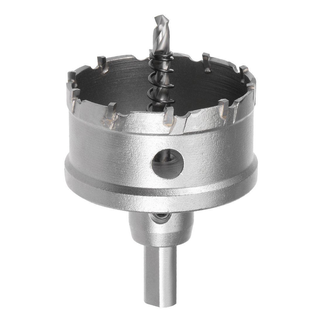 sourcingmap Carbide Hole Saw Drill Bit, 63mm Hole Cutter for Stainless Steel Alloy Cast Iron Copper Metal Sheet, with Limit Step โ image 1