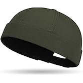 Quick Dry Brimless Hat for Men Women Ultra-Thin Breathable Rolled Cuff Docker Cap Harbour Beanie Hats Landlord Hat K338