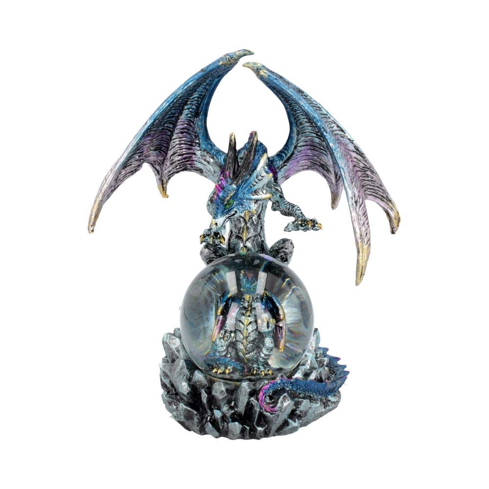 Nemesis Now Azul Oracle Snowglobe, Blue, 19cm