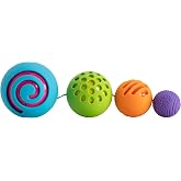 Fat Brain Toys OombeeBall - Sensory Nesting Puzzle for Babies &amp; Toddlers