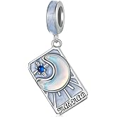 Mysterious Retro Tarot Cards Charms 925 Sterling Silver Beads Pendant Fits Pandora Bracelet Necklace for Women