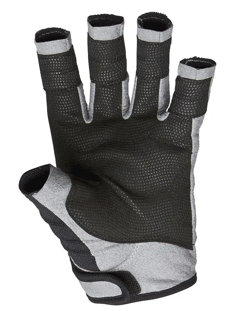 Helly Hansen Unisex Sailing Glove Short, Black, L