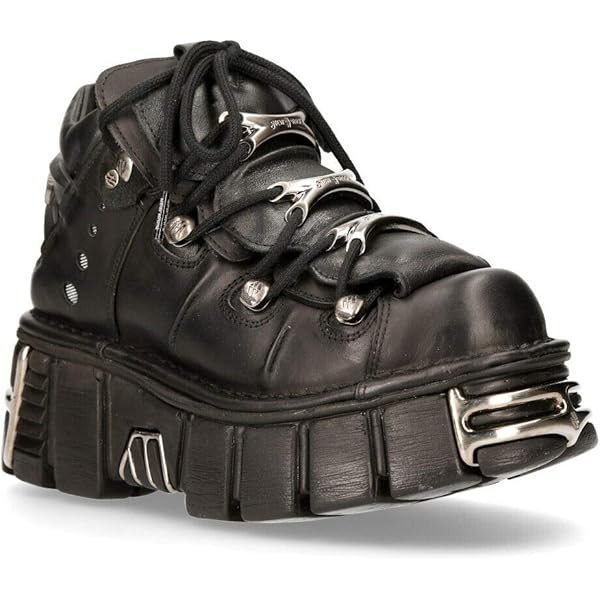 【NEW ROCK】M-1491-S1 ANKLE BOOT METALLIC M-1491-S1