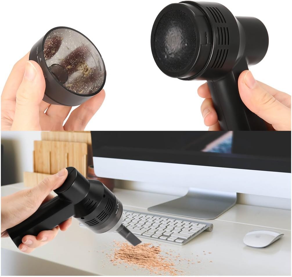 Keyboard Cleaner with Cleaning Gel, MECO Rechargeable Mini Vacuum Cordless Vacuum Desk Vacuum Cleaner, Best Cleaner for Cleaning Dust,Hairs,Crumbs,Scraps for Laptop,Piano,Computer,Car and Pet House: Electronics