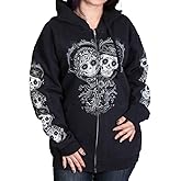 Hot Leathers Women's Sugar Couple Full Cut Zip Up Hooded Sweat Shirt