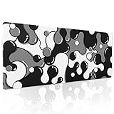 aportt Black White Grey Mouse Pad XL Anime Cool