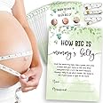 WOODAMORE 30 Pcs How Big is Mommys Belly Game - Measure Baby Bump or Beer Belly Baby Shower Game Gender Neutral, Hilarious Baby Shower Game, Funny Boy Baby Party Game Activity for Guests