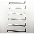 ScAua Practical Locksmith Tool 6 Pieces/Kit Replacement Turning Tool/Double Head Tension Wrench Tool