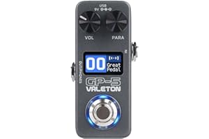 Valeton GP-5 Compact Multi-Effects Guitar Processor with SnapTone Technology, IR Loader, 100+ Effects, Bluetooth, USB Audio I