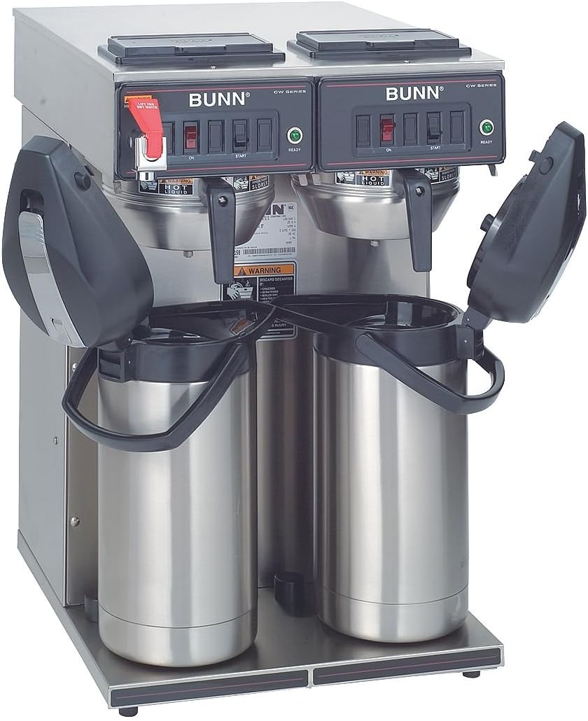 Twin Airpot Brewer Digital Timer Hot Water Faucet, 15 gal. Per Hour