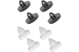 UBOG 8PCS Brake Light Switch Stopper,Car Accessories Brake Switch Stopper,Automotive Clutch Pedal Stopper,Rubber Brake Pedal Stop Pad,Brake Pedal Stopper,Replace OEM 46505-SA5-000,90541-06036