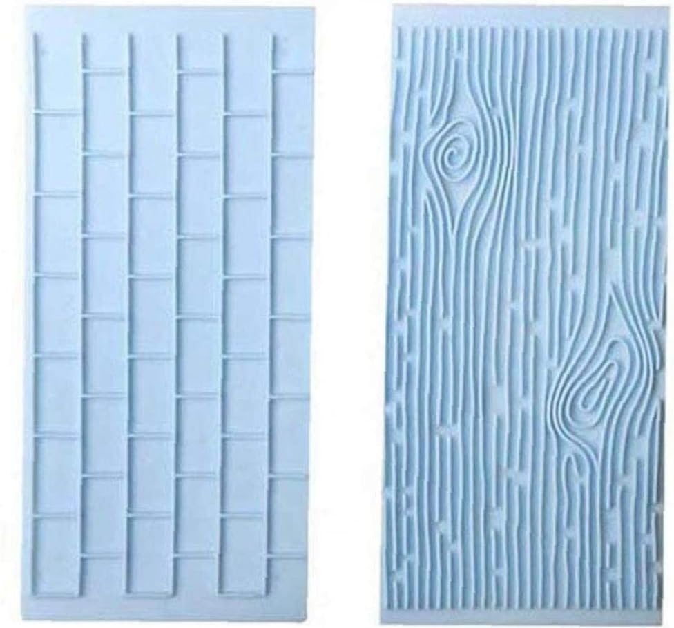 Accessoires De Decoration Ustensiles A Patisserie Napravi Rs 6 Pieces Chocolat Bricolage Sucre Glace Texture Moule De Cuisson Emboss Gum Pate Faire Modele Impression Silicone Mat Fondant Decoration De Gateau Decorce Darbre Dentelle