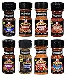 Assorted McCormick Grill Mates Bottle Blend Seasonings Variety Pack, 8 count