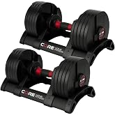 Core Fitness&reg; Adjustable Dumbbell Weight Set by Affordable Dumbbells