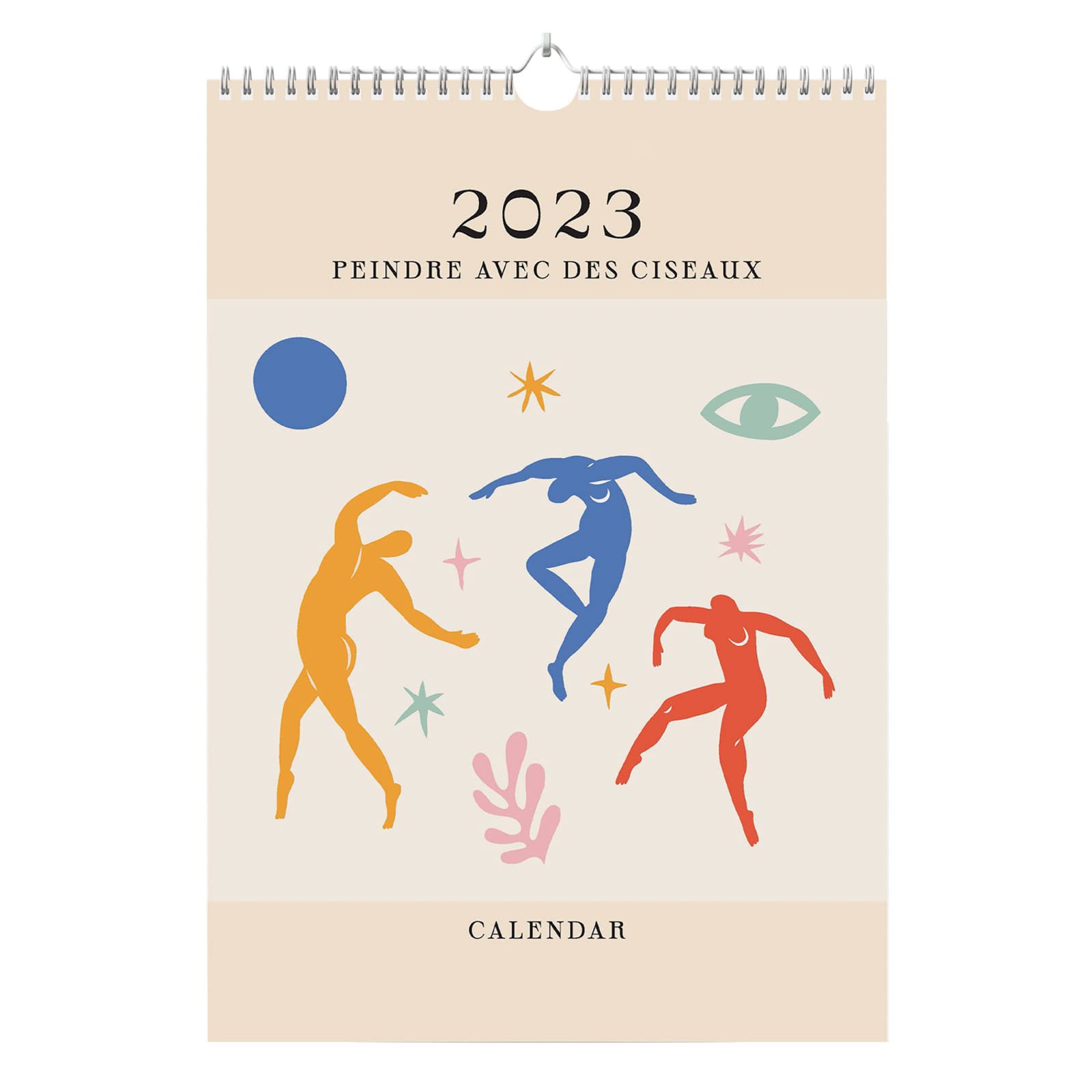 Kokonote Matisse A3 Wall Calendar 2023 | FSC® | 11.7 x 16.5 inches - 29.7 x 42 cm | 12 Month Planner | A3 Calendar 2023 | Family Planner Calendar 2023
