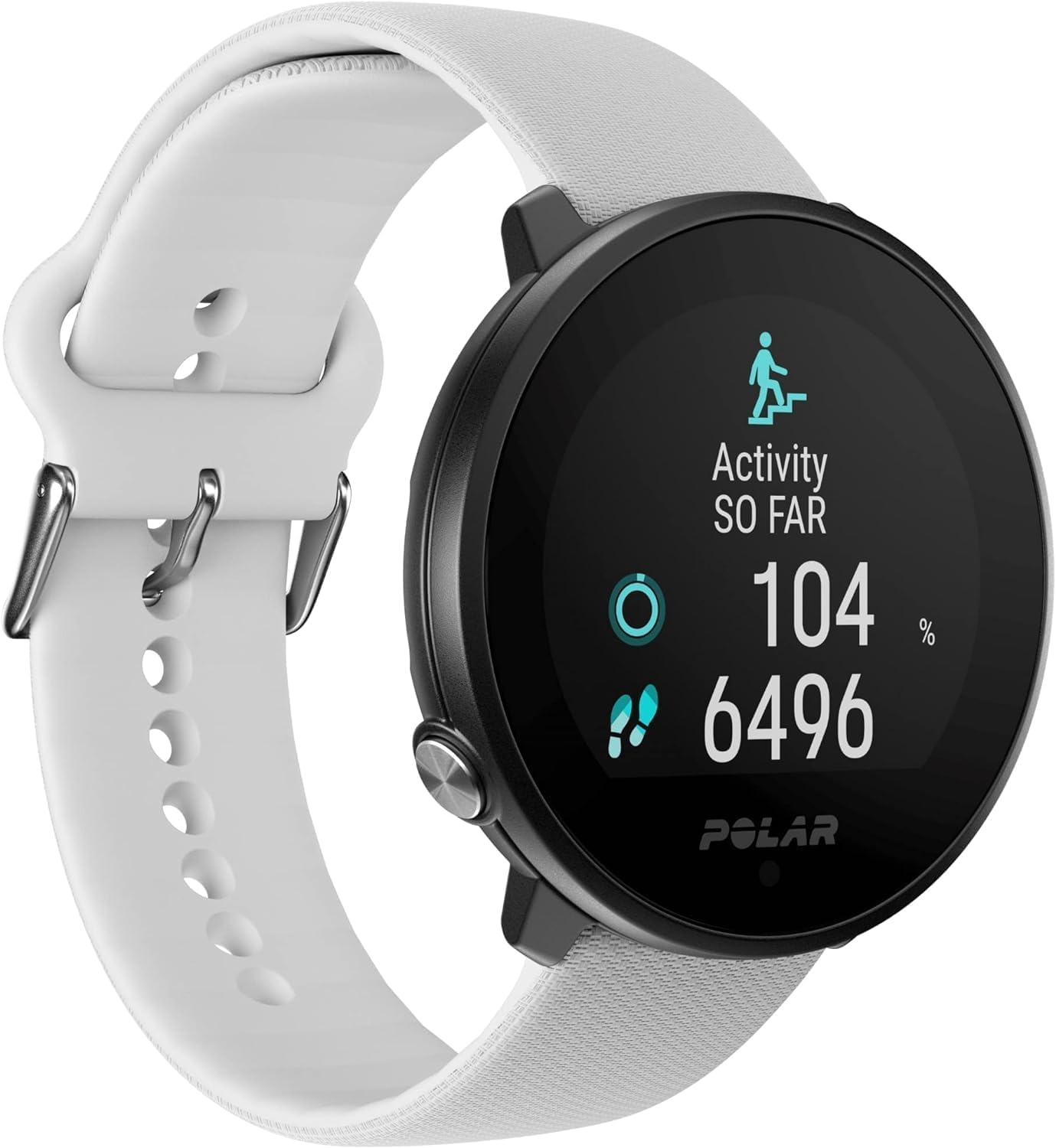 Polar Unite Montre Fitness Adulte Unisexe, Blanc-Blanc, S-L