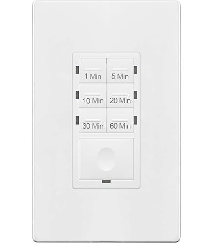 In Wall Countdown Timer Switch With Push Button 1 5 10 20 30 60mins Ne - Foto 7