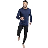 Men's Alpaca Wool Long Sleeve Shirt: 160 Ultralight