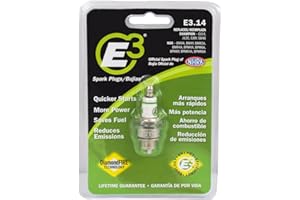 E3 Spark Plugs E3.14 Premium Spark Plug for 2- and 4-Cycle Engines, Enhanced Performance and Fuel Efficiency, 14mm, 0.500" Reach, Pack of 1