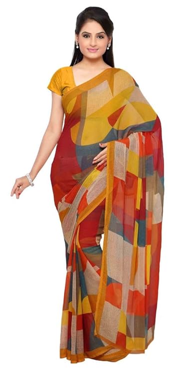 Women's Polyester Georgette Printed Saree
