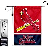 Cardinals Garden Flag with Stand Holder Flagpole