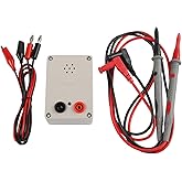 9V Buzzer Tester, Wire Continuity Detector with Sound Prompt for Cable Connection/PCB Electrical Circuit Detector, Battery Powered Continuity Meter(Continuity Tester with Pen &amp; Clip Wire)