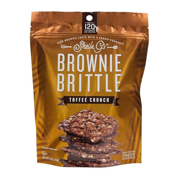 SHEILA G’S, BROWNIE BRITTLE TOFFEE CRUNCH, 5 OZ